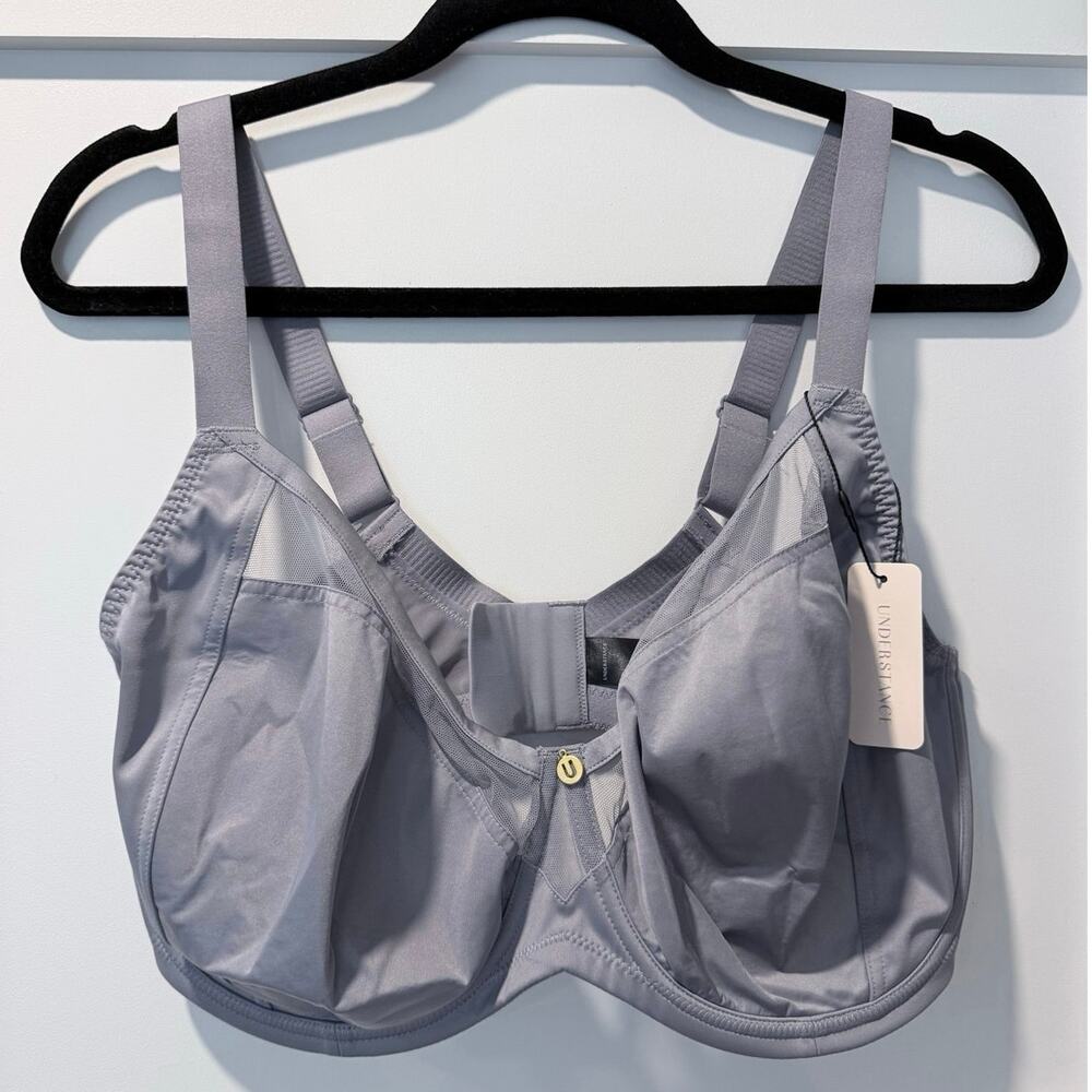 BNWT Jasmine Flexwire Demi Unpadded Spacer Bra | 38i | Storm Grey
